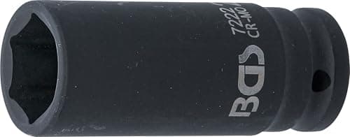 Image of BGS 7222 | Impact Socket Hexagon, deep | 12.5 mm (1/2") Drive | 22 mm