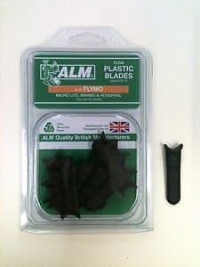 Image of Alm FL246 Flymo Micro Lite, Minimo Plastic Mower Blades 5138469-80/3 Genuine (Pack of 10)