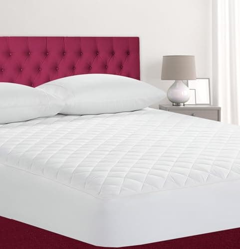Image of Ethereal Luxuries Bunk Bed Mattress Protector, Anti Allergy & Breathable Quilted Protector, Hypoallergenic Small single Protector, Washable Thick Mattress Protector, Fitted