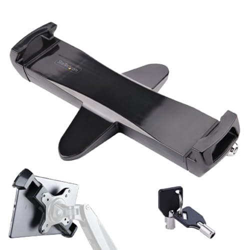 Image of StarTech.com VESA Adapter for Tablets 7.9 to 12.5in - Up to 2kg (4.4lb) - 75x75/100x100 VESA Patterns - Universal Anti-Theft Tablet Mount Clamp