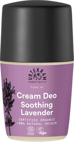 Image of Urtekram Purple Lavender Cream Roll-On Deodorant Organic Balance 0% Aluminium 50 ml