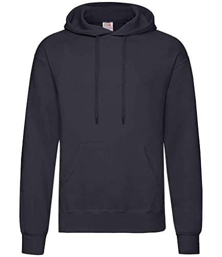 Image of Fruit of the Loom Men's Pull-over Lightweight Hooded Sweat, Deep Navy, X-Large