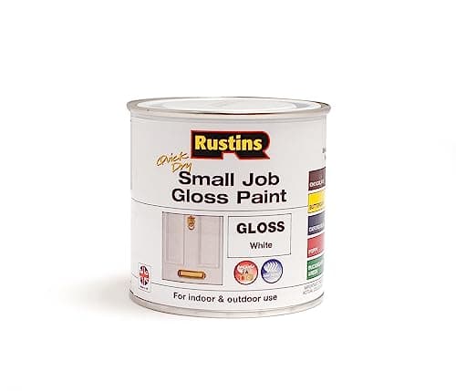 Image of RUSTINS Small Job Gloss Paint White 250ml