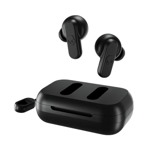 Image of Skullcandy Dime In-Ear Wireless Earbuds, 12 Hr Battery, Microphone, Works with iPhone Android and Bluetooth Devices - Black