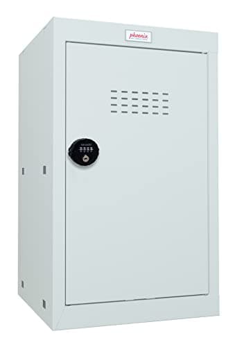 Image of Phoenix Safe Company - CL Series - Cube Lockers - Light Grey Size 3 Cube Locker With Combination Lock - 665 x 400 x 400mm - CL0644GGC