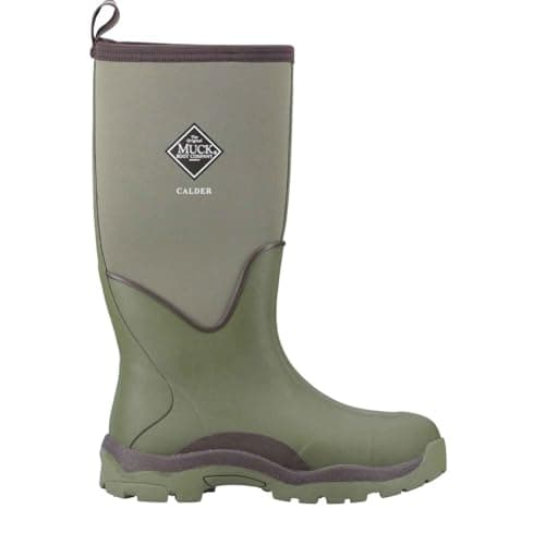 Image of Muck Boots Male Calder Wellingtons, Olive, 8