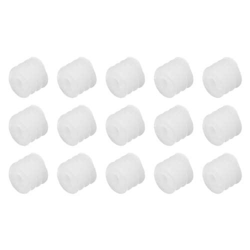 Image of sourcing map 15Pcs Plastic Gears Plastic Worm Gears Model 662AA Reduction Gear for RC Car Model DIY Robot,White Module 0.5