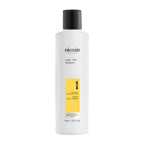 Image of Nioxin System 1 Scalp + Hair Shampoo - Hair Thickening Shampoo For Natural Hair with Light Thinning - with Biotin & Niacinamide (300ml)