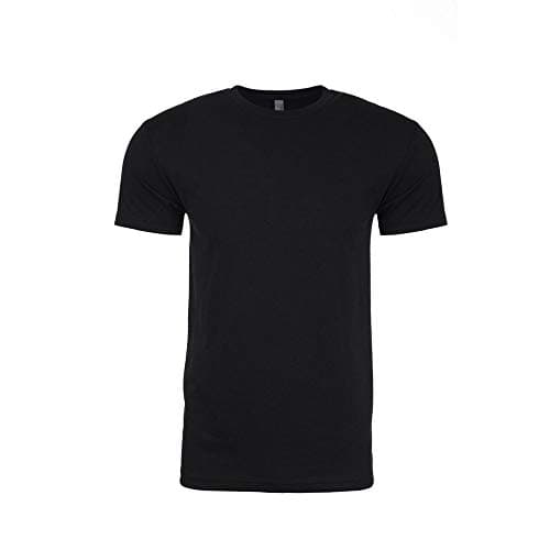 Image of Next Level Adults Unisex CVC Crew Neck T-Shirt (L) (Black)