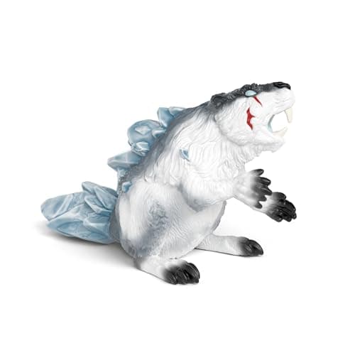 Image of Schleich Eldrador Creatures - 6" Ice Beaver Toy - Fun Fantasy Beast Figure for Boys and Girls - Ice Rat Monster Figurine for Imaginative Play - Durable Animal Toys for Kids Ages 7+ | 70836