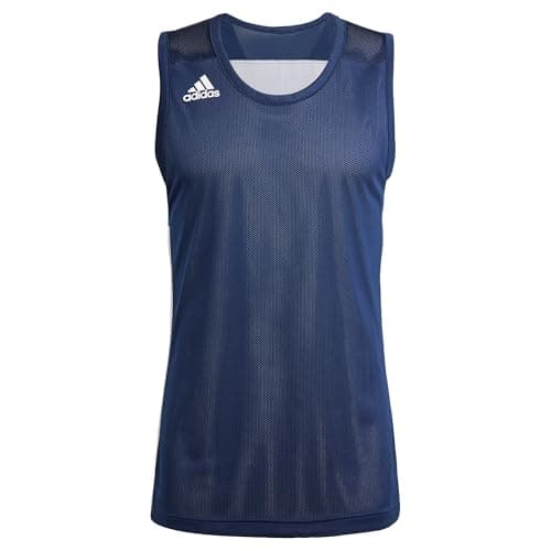 Image of adidas Men's 3G Speed Reversible Jersey, Collegiate Navy / White, 3XL