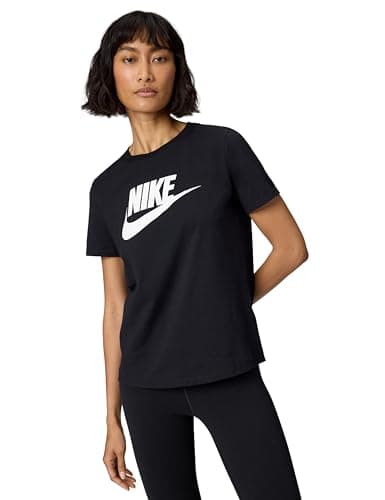 Image of NIKE DX7906-010 W NSW TEE ESSNTL ICN FTRA T-Shirt Women's Black Size XS