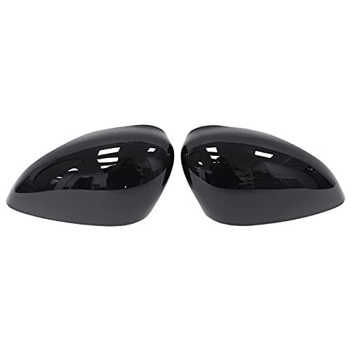 Image of HouYeen Gloss Black Door Wing Rear View Mirror Cover Cap Painted for F-ord Fiesta MK7 2008-2017