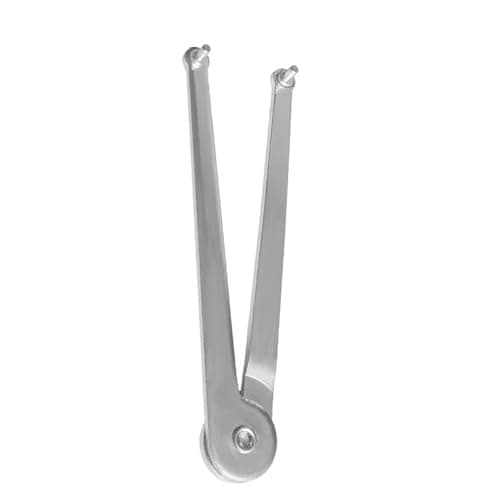 Image of Shurhome Professional Dual-Pin Spanner Reinforced Tool Steel Two Color Variants for Mechanical Maintenance High Strength Double Pin Spanner