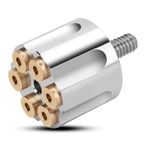 Image of beyis iStainless Knurled Fender Seat Bolt Screw 1/4"-20 Thread Compatible with Harley Sportster Touring Softail Dyna CVO Electra Glide Street Glide 1996-2022- Revolver