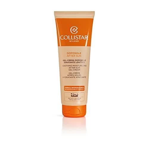 Image of Collistar Soothing After-Sun Moisturising Gel Cream with Biodegradable Formula and Ecolabel Certified Perfume, Provides Long-Lasting Moisture and Softens the Skin, 250 ml