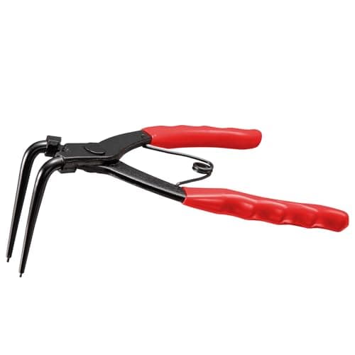 Image of Toolwiz Snap Ring Pliers Heavy Duty, Internal C-Clip Circlip Pliers – 90 Degree Long Nose Bent for Trucks Motorcycles Cars, Red