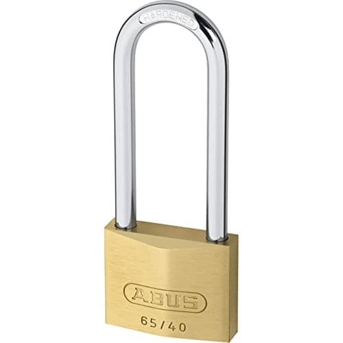 Image of ABUS 65/30Hb60 Long Shackle Brass Padlock