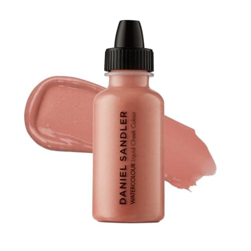 Image of Daniel Sandler WATERCOLOUR LIQUID ILLUMINATOR - 'ROSE GLOW' 15ml – Shimmer Liquid Blush for Cheeks Make up, Highlighter – Oil-Free, Lightweight, Buildable & Long-Lasting for Cheeks & Lips