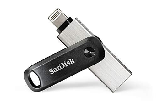 Image of SanDisk 64GB iXpand Flash Drive Go, with Lightning and USB 3.0 connectors, for iPhone/iPad, PC and Mac