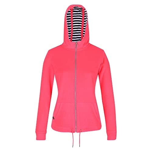 Image of Regatta Womens/Ladies Bayarma Full Zip Hoodie (10 UK) (Neon Pink)