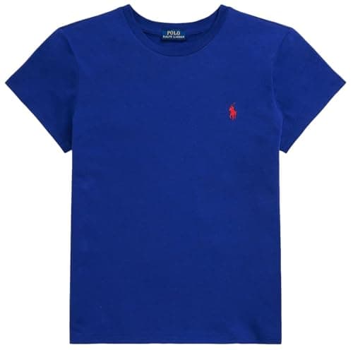 Image of Polo Ralph Lauren Womens Crew Neck Jersey T-Shirt, Rl Royal Blue, XL