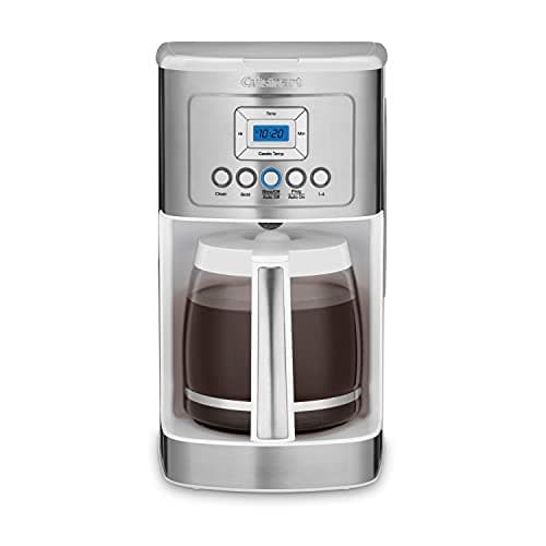 Image of Cuisinart DCC-3200WP1 Perfectemp Coffee Maker, Stainless Steel, White