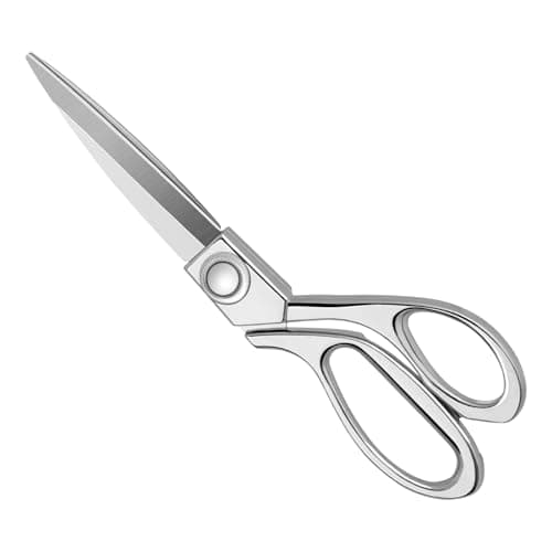 Image of KUONIIY Heavy Duty Sewing Scissors 8 inch - Professional Stainless Steel Tailor Scissor Shears for Fabric Leather Dressmaking Tailoring Artists Students Dressmakers