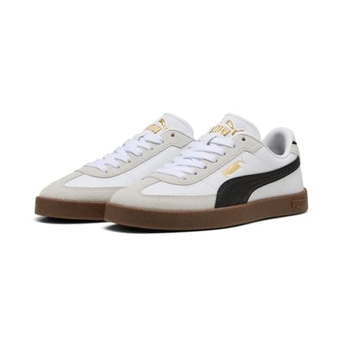 Image of PUMA Unisex Kids Club Ii Era Jr Sneaker, Puma White Puma Black, 4.5 UK