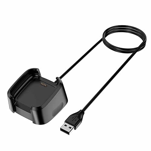 Image of 50cm USB Charger Compatible with Fitbit Versa 2 Charger Dock Anti-Slip Replacement Smartwatch Charging Cable Stand(not for Versa/Versa Lite) (50cm)