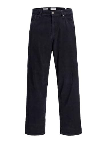 Image of JACK & JONES Jpstalex Original Corduroy Trousers, Dark Navy, 32 W/34 L