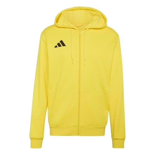 Image of adidas Men's Entrada26 Full Zip Hoodie, team yellow/black, L