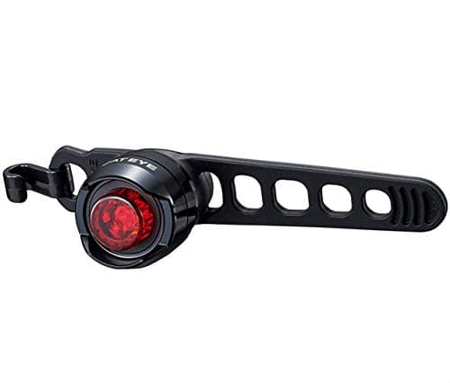 Image of CatEye Orb Rear Cycling Light - Gloss Black/Be Seen Battery Bicycle Cycle Bike Road Mountain Trail Commuting Commute Bright Dark Winter Safety Red Tail Safe Value Lighting Nima Loop