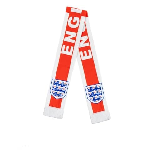 Image of England Football Scarves, England Official Football National Team Scarf 2026 World Cup Football Scarf Match Day Decorations for England Football Lovers and Supporters F4-YGLWJ
