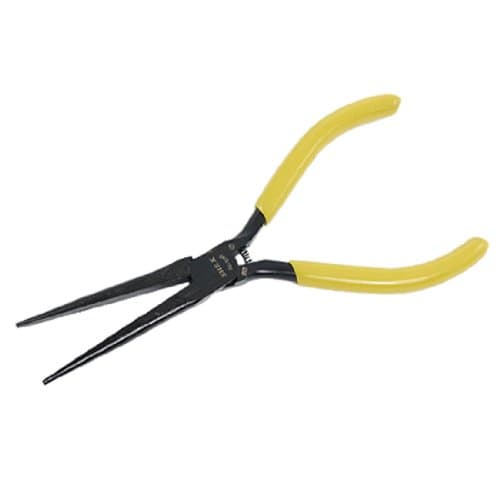 Image of Sourcingmap a11060300ux0240 Plastic Handle Long Nose Internal Circlip Plier, Yellow Black