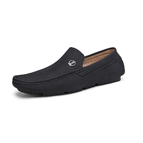 Image of Bruno Marc Men’s Slip-on Formal Loafers Shoes, Man Classic Breathable Moccasins Flats Shoes and Comfortable Walking Shoes in Business, Casual Driving and Wedding,Size 11,Black,3251314