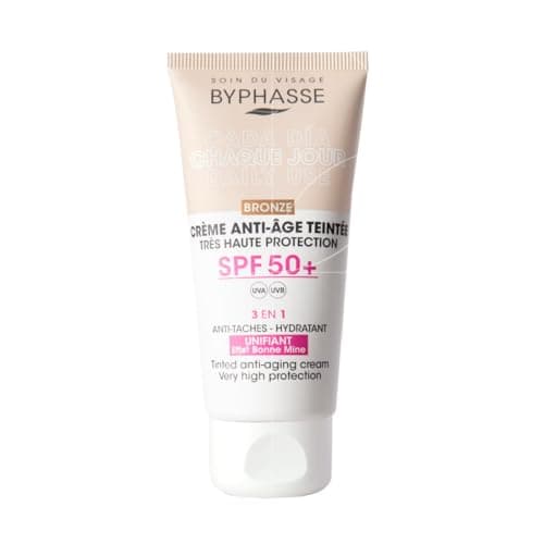 Image of Anti-Ageing Facial Cream with Colour SPF50+ 50 ml