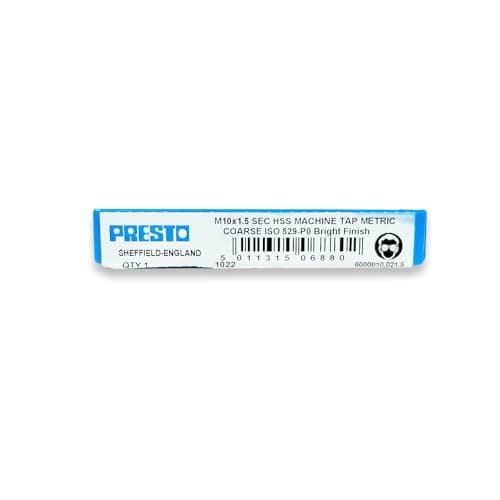 Image of Presto 6000010.021.5 M10x1.5 Metric Coarse Hand Tap - Second