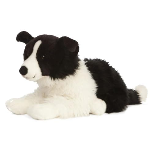 Image of Living Nature Giant Border Collie, Realistic Soft Cuddly Dog Toy, Naturli Eco-Friendly Plush, 60cm