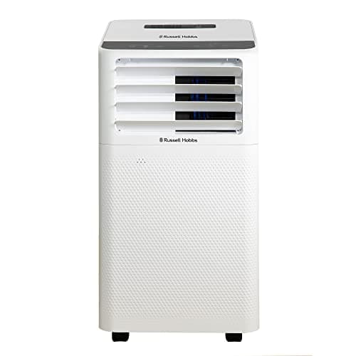 Image of Russell Hobbs Air Conditioning Unit, 7000 BTU 3 in 1 Portable Air Conditioner, Dehumidifier, 670W, Cooling Fan with 2 Speeds, 14m2 Coverage, Window Seal Kit, Suitable for Home & Office, RHPAC3001