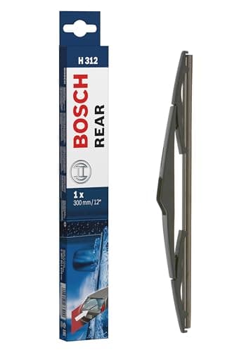 Image of Bosch Rear Wiper H 312 - Excellent Cleaning Performance - Replacement Blade for Back Windscreen - 1 Blade, 300mm