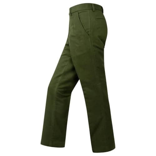 Image of Hoggs of Fife Monarch II Moleskin Trouser - Dark Olive