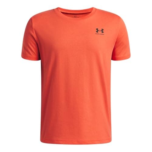 Image of Under Armour B Sportstyle LC SS - Venom Red, Black - YLG