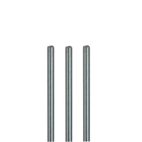 Image of 1x M20 x 1000mm Threaded Bar, Fully Threaded Rod, Fully Threaded Studding Rod Bar Zinc Plated Steel Right Hand Thread, Studding for Anchor Bolts, Clamps, Hangers and U-Bolts
