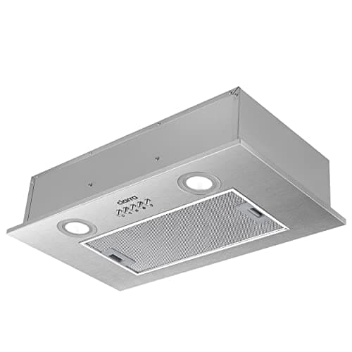 Image of CIARRA Integrated Cooker Hood 52cm CBCS5913A Stainless Steel Built in Extractor Hood LED Light 3 Speeds Undercabinet Extractor Fan
