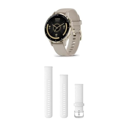 Image of Garmin Venu 3S – GPS Fitness Smartwatch with Bluetooth Calling and Voice Assistant, Ultra-sharp 1.3 inch/1.1 inch & Quick Release Band