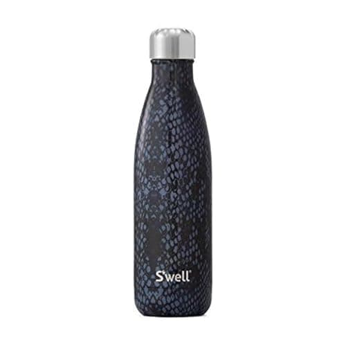 Image of S'well Vacuum Insulated Stainless Steel Water Bottle, 500mL, Black Bora