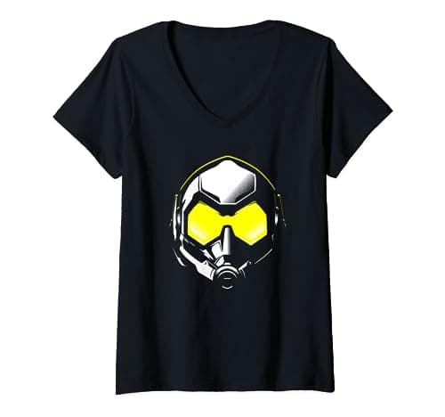 Image of Ant-Man and The Wasp Hope Mask V-Neck T-Shirt
