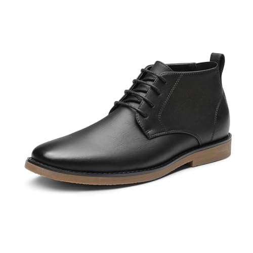 Image of Bruno Marc Men's Classic Dress Casual Chukka Boots 2.0,Size 10,Black,CHUKKA-1