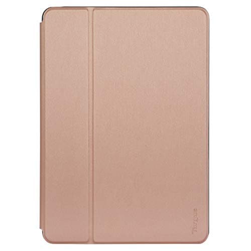 Image of Targus Click-In Apple iPad (7th Gen) 10.2-Inch, iPad Air 10.5-Inch and iPad Pro 10.5-Inch Protective Tablet Cover Case, Drop- Safe Protection, Water-resistant, Rose Gold (THZ85008GL)